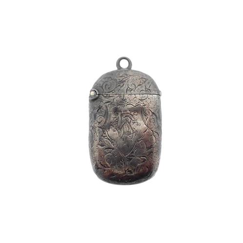 Zilveren luciferdoosje/tondeldoosje | Antiek (Collectibles), Antiek en Kunst, Antiek | Goud en Zilver, Zilver, Ophalen of Verzenden