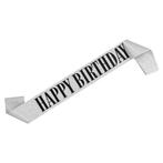 Zilveren Sjerp Happy Birthday, Verzenden, Nieuw