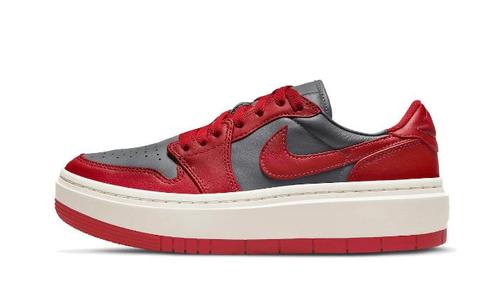 Air Jordan 1 Low Elevate Dark Grey Varsity Red - 37.5, Kleding | Dames, Schoenen, Sneakers of Gympen, Nieuw, Verzenden