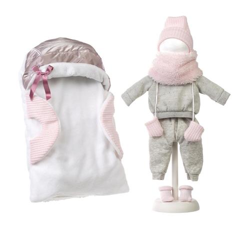 Llorens kledingset met draagdoek Mimi roze voor poppen va..., Kinderen en Baby's, Speelgoed | Poppen, Overige typen, Nieuw, Ophalen of Verzenden