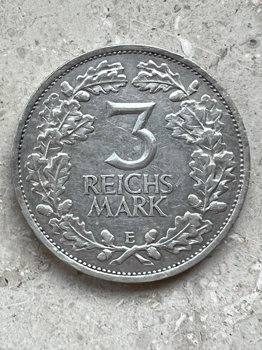Duitsland, Weimar Republiek 3 Reichsmark 1925 E (Zonder, Postzegels en Munten, Munten | Europa | Niet-Euromunten