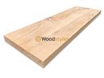 Wandplank | Massief eiken | Boom, recht, facet rand, Huis en Inrichting, Verzenden, Nieuw