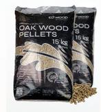 Eiken houtpellets - DIN plus - 65 zakken - 975KG - afgehaald, Minder dan 3 m³, Ophalen of Verzenden, Eikenhout, Blokken