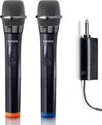 Karaoke Microfoon – Draadloos - Zwart – Lenco - MCW-020BK •, Muziek en Instrumenten, Verzenden, Zo goed als nieuw