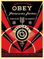 Shepard Fairey (OBEY) (1970) - PROPAGANDA Eyes SERVICES, Antiek en Kunst
