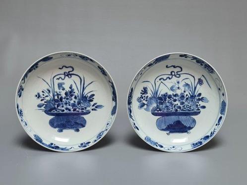 Schotel (2) - Porselein, Een paar Chinese porseleinen borden, Antiek en Kunst, Antiek | Overige Antiek