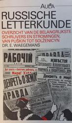 Russische Letterkunde 8710952455118 Dr. E. Waegemans, Boeken, Overige Boeken, Verzenden, Gelezen, Dr. E. Waegemans