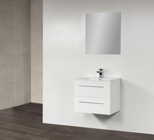 Badkamermeubel Exclusive Empoli 60 cm Wit, Doe-het-zelf en Verbouw, Sanitair, Bad, Nieuw, Ophalen of Verzenden