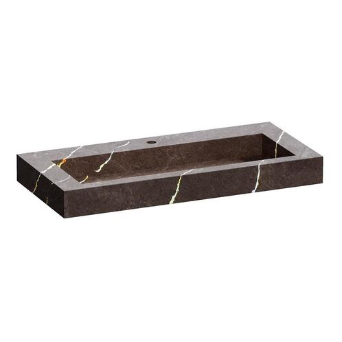 Wastafel Topa Artificial Marble 100 Copper Brown (1 krgt.), Doe-het-zelf en Verbouw, Sanitair, Overige typen, Nieuw, Ophalen of Verzenden