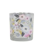 windlicht wilde bloemen roos small 8cm, Verzenden, Nieuw