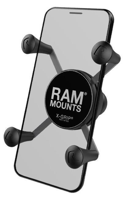 X-Grip universele telefoonhouder Ram Mount, Motoren, Kleding | Motorhelmen, Verzenden