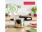 Tefal Secure 5 Trendy Snelkookpan - 6 liter - met stoommand, Verzenden, Nieuw