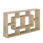 Wandrek 8 vakken muurkast 85x16x47,5 cm sonoma eiken, Huis en Inrichting, Woonaccessoires | Wandplanken en Boekenplanken, Verzenden