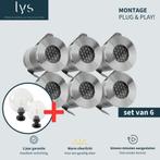 Actie! Buitenverlichting aluminium grondspots voordeelset!, Tuin en Terras, Buitenverlichting, Nieuw