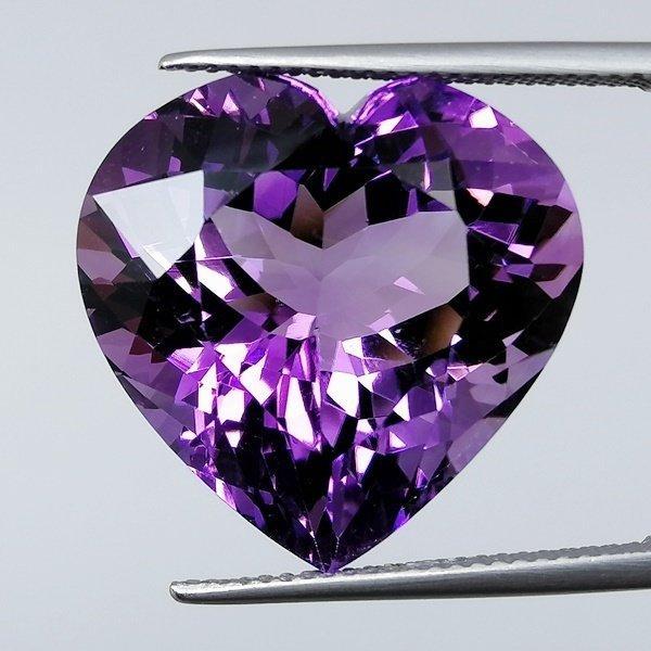 1 pcs Amethist - 27.49 ct - Instituto Gemólogico Español, Sieraden, Tassen en Uiterlijk, Edelstenen
