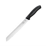 Victorinox broodmes 21cm zwart (blisterverpakking) - Gastron, Verzenden, Nieuw in verpakking