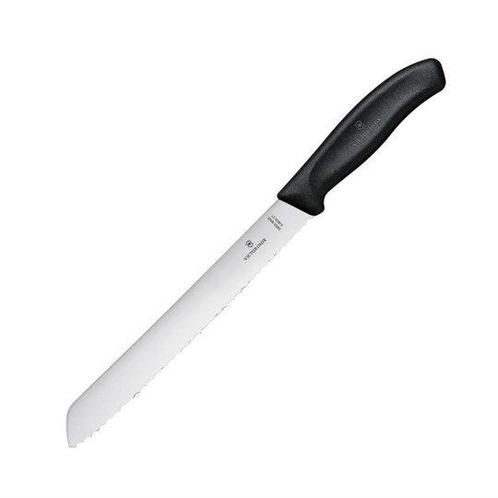 Victorinox broodmes 21cm zwart (blisterverpakking) - Gastron, Zakelijke goederen, Horeca | Keukenapparatuur, Nieuw in verpakking