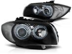 Koplampen BMW 1 Serie E87 Angel Eyes zwart, Ophalen of Verzenden, Nieuw