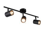 Moderne spot zwart kantelbaar 3-lichts - Jeana, Huis en Inrichting, Nieuw, Overige materialen, Modern