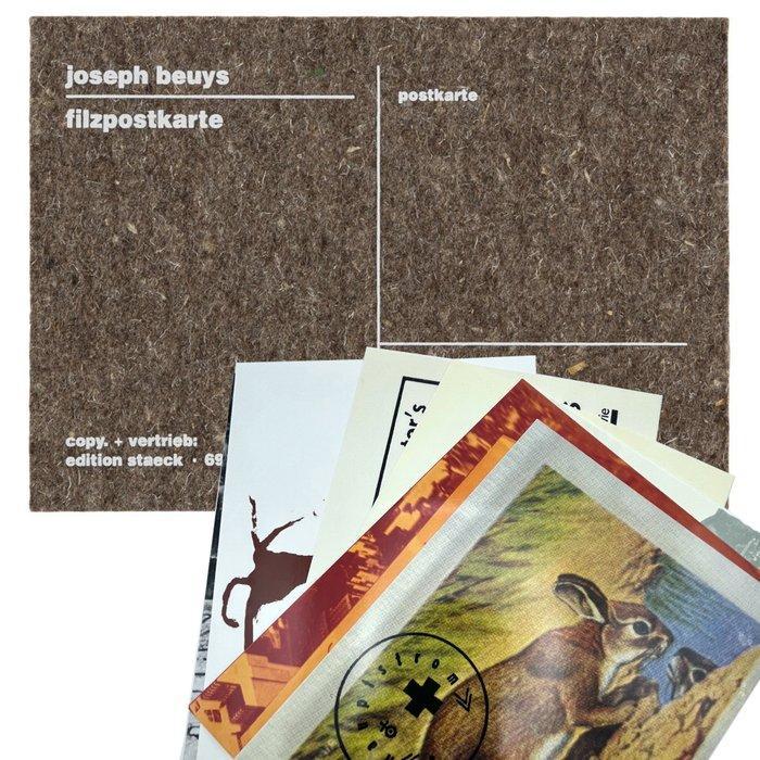 Joseph Beuys (1921-1986) - Filzpostkarte limited edition +, Antiek en Kunst, Antiek | Overige Antiek