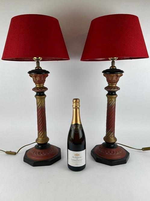Tafellamp - Keramiek - Een paar grote tafellampen, Antiek en Kunst, Curiosa en Brocante