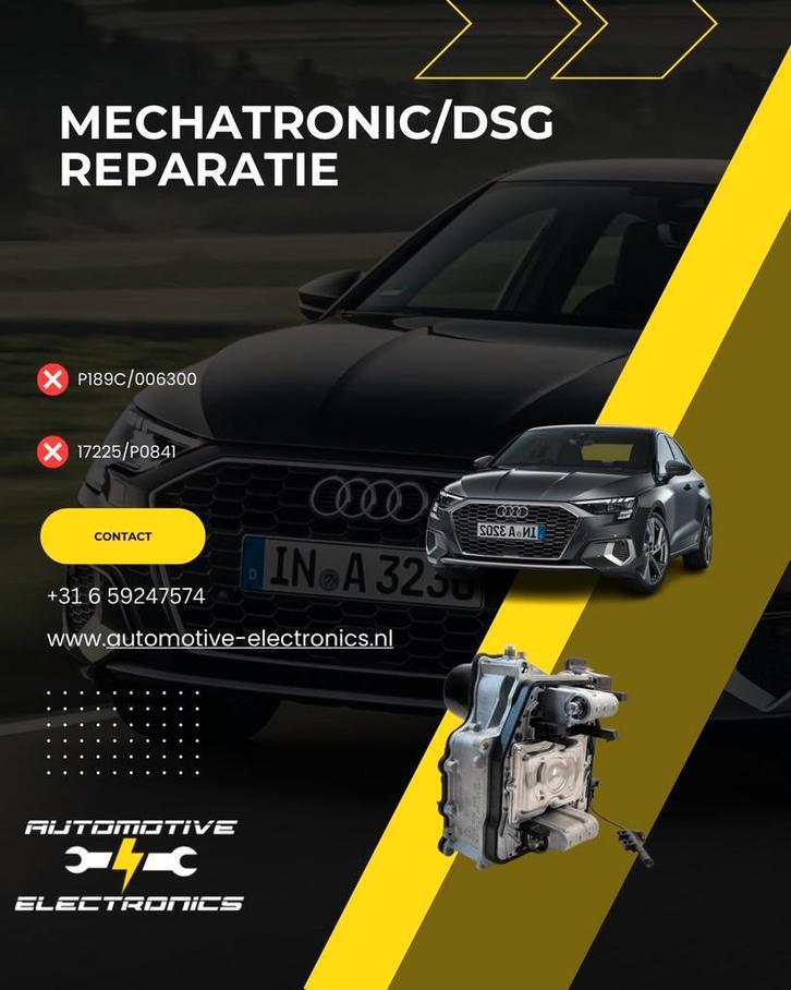 DSG7 Mechatronic DQ200 reparatie P189C,P17BF,P1895,P0841, Auto-onderdelen, Transmissie en Toebehoren, Nieuw, Audi, Seat, Volkswagen