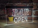 OPEN bar neon bord lamp LED verlichting reclame lichtbak, Verzamelen, Verzenden, Nieuw