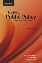 Studying Public Policy 9780195428025 Michael Howlett, Verzenden, Gelezen, Michael Howlett