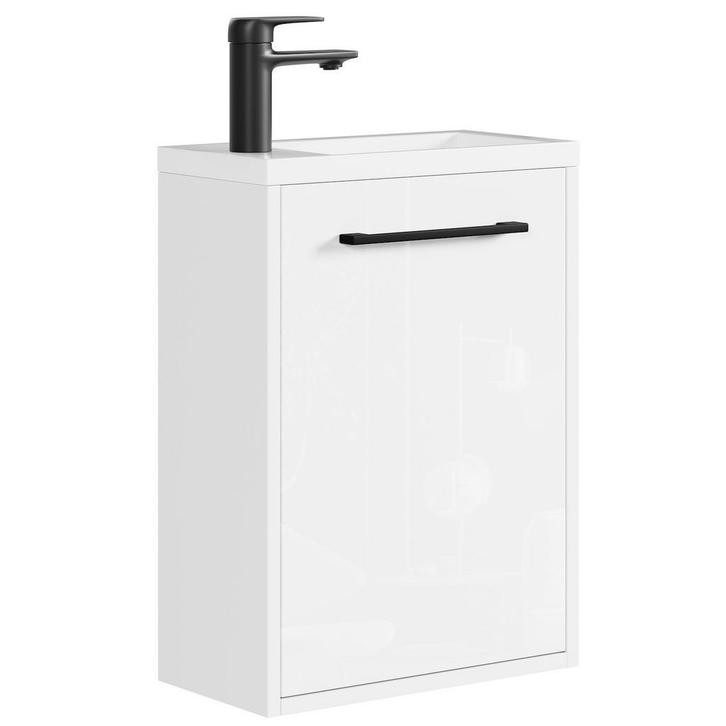 Toiletmeubel Florence 40 x 22 cm Mat Wit fonteinmeubel, Doe-het-zelf en Verbouw, Sanitair, Nieuw, Verzenden