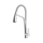 Keukenmengkraan Sapho Arla 1-hendel 47.5 cm met Uittrekbare, Doe-het-zelf en Verbouw, Ophalen of Verzenden, Nieuw, Chroom, Kraan
