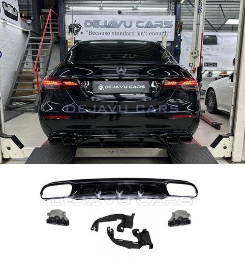 E63 AMG Look Diffuser Night Package voor Mercedes Benz E-Kla, Auto diversen, Tuning en Styling, Ophalen of Verzenden