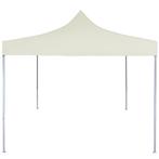 Partytent professioneel inklapbaar 2x2 m staal crme, Verzenden, Nieuw, 2 meter of meer, Partytent