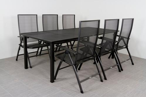 Kettler Siero verstelbare tuinstoel + loft tuintafel 220x100, Tuin en Terras, Tuinsets en Loungesets, Tuinset, Nieuw, Overige materialen