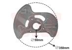 REMSCHIJF BESCHERMER VOOR MERCEDES BENZ C-KL W204 2007-2011, Ophalen of Verzenden, Nieuw