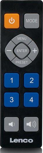 Radio op batterijen - Draagbare radio - DAB+ & FM - Zwart -, Verzenden, Zo goed als nieuw