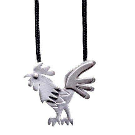 Zilveren Haan kettinghanger, Sieraden, Tassen en Uiterlijk, Kettinghangers, Verzenden