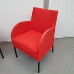 Smits fauteuil - rode stof (alleen per set), Huis en Inrichting, Fauteuils, Ophalen of Verzenden, Nieuw