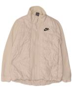 NIKE Womens Padded Jacket UK 10 Small White Polyester, Kleding | Dames, Verzenden, Nieuw