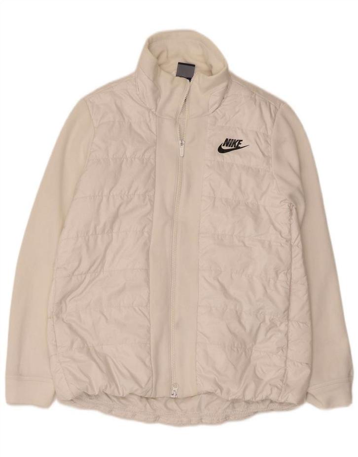 NIKE Womens Padded Jacket UK 10 Small White Polyester, Kleding | Dames, Jassen | Winter, Verzenden