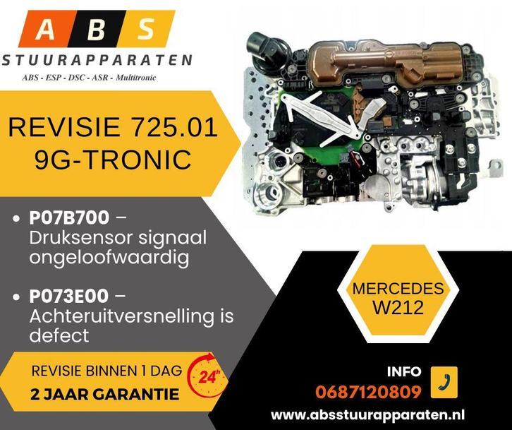 9G-tronic 725.011 Mercedes E -class W212 W213 C-class W205, Auto-onderdelen, Transmissie en Toebehoren, Gereviseerd, Mercedes-Benz