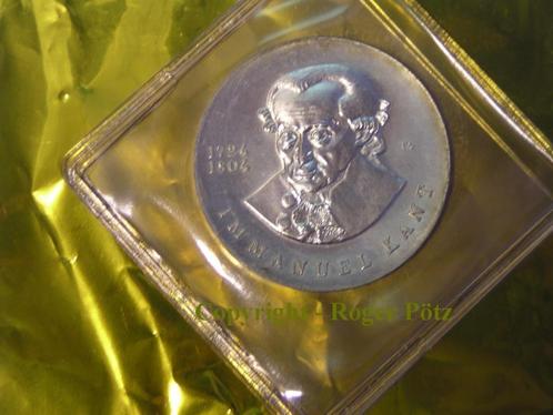 Ddr 20 Mark 1974 Immanuel Kant zilver, Postzegels en Munten, Munten | Europa | Niet-Euromunten, Verzenden