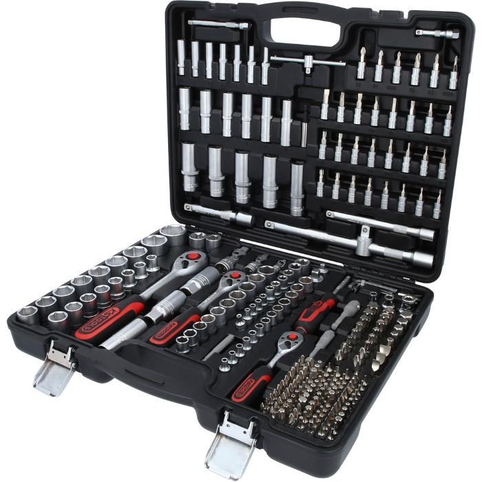 KS Tools 1/4 + 3/8 + 1/2 Dopsleutelset Evolution, Auto diversen, Autogereedschap, Nieuw, Verzenden