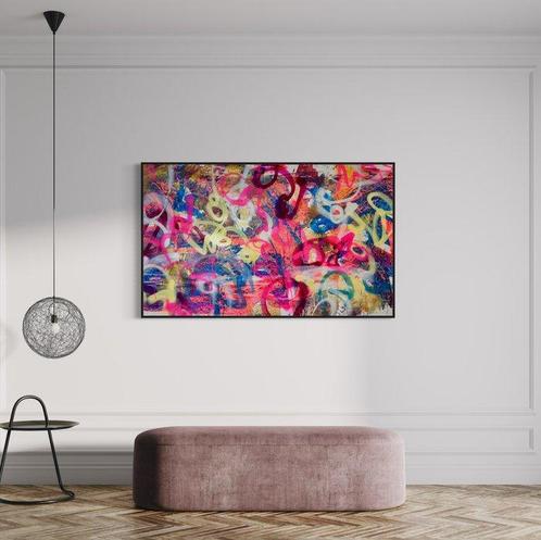 Timo Wedell (1994) - Lazy Town Abstract - XXL, Antiek en Kunst, Kunst | Schilderijen | Modern