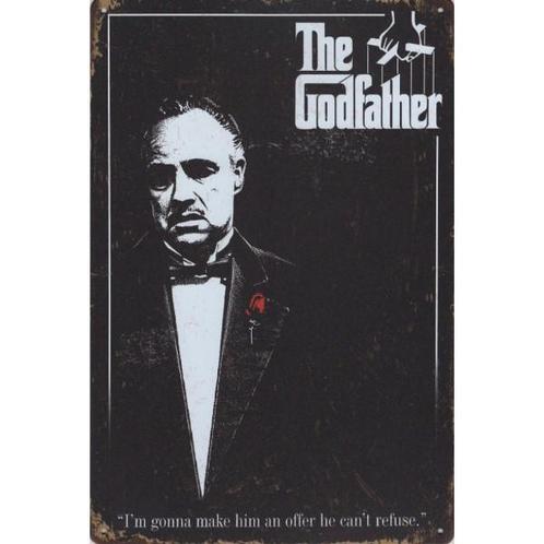 Wandbord -  The Godfather I’m Gonna Make Him An Offer He Can, Huis en Inrichting, Woonaccessoires | Wanddecoraties, Nieuw, Ophalen of Verzenden