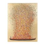 *WOONWINKEL* Kare Design Touched Flower Boat Gold Red Schild, Verzenden, Nieuw