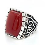 Zonder Minimumprijs - Ring Zilver - chalcedoon, Nieuw