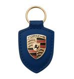 WAP0500950E Porsche Crested Leather Keyring, blauw, Verzenden, Nieuw