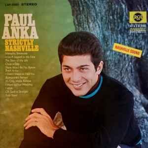 LP gebruikt - Paul Anka - Strictly Nashville (Germany, 1966), Cd's en Dvd's, Vinyl | Pop, Zo goed als nieuw, Verzenden