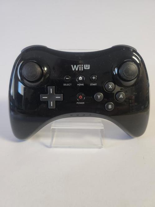 Zwarte Pro Controller Wii U, Spelcomputers en Games, Games | Nintendo Wii U, Ophalen of Verzenden