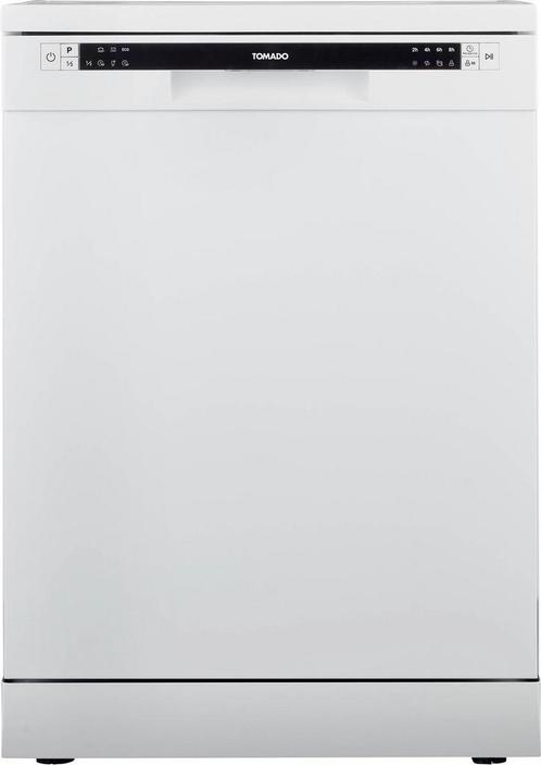 Tomado Tdw6001w - Vrijstaande Vaatwasser - 14 Couverts - Wit, Witgoed en Apparatuur, Vaatwasmachines, Nieuw, 85 tot 90 cm, Ophalen of Verzenden